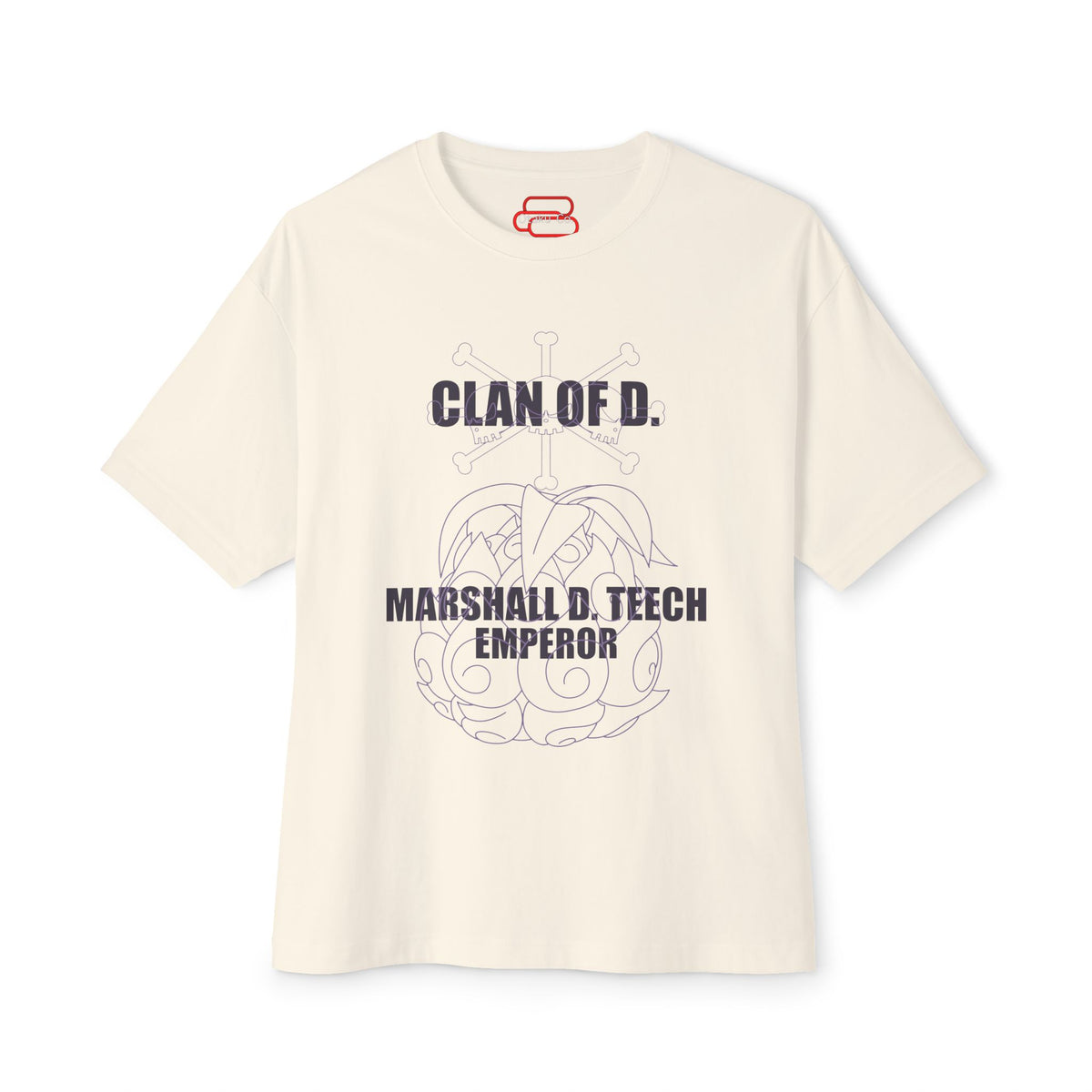 Black Beard Oversized T-Shirt