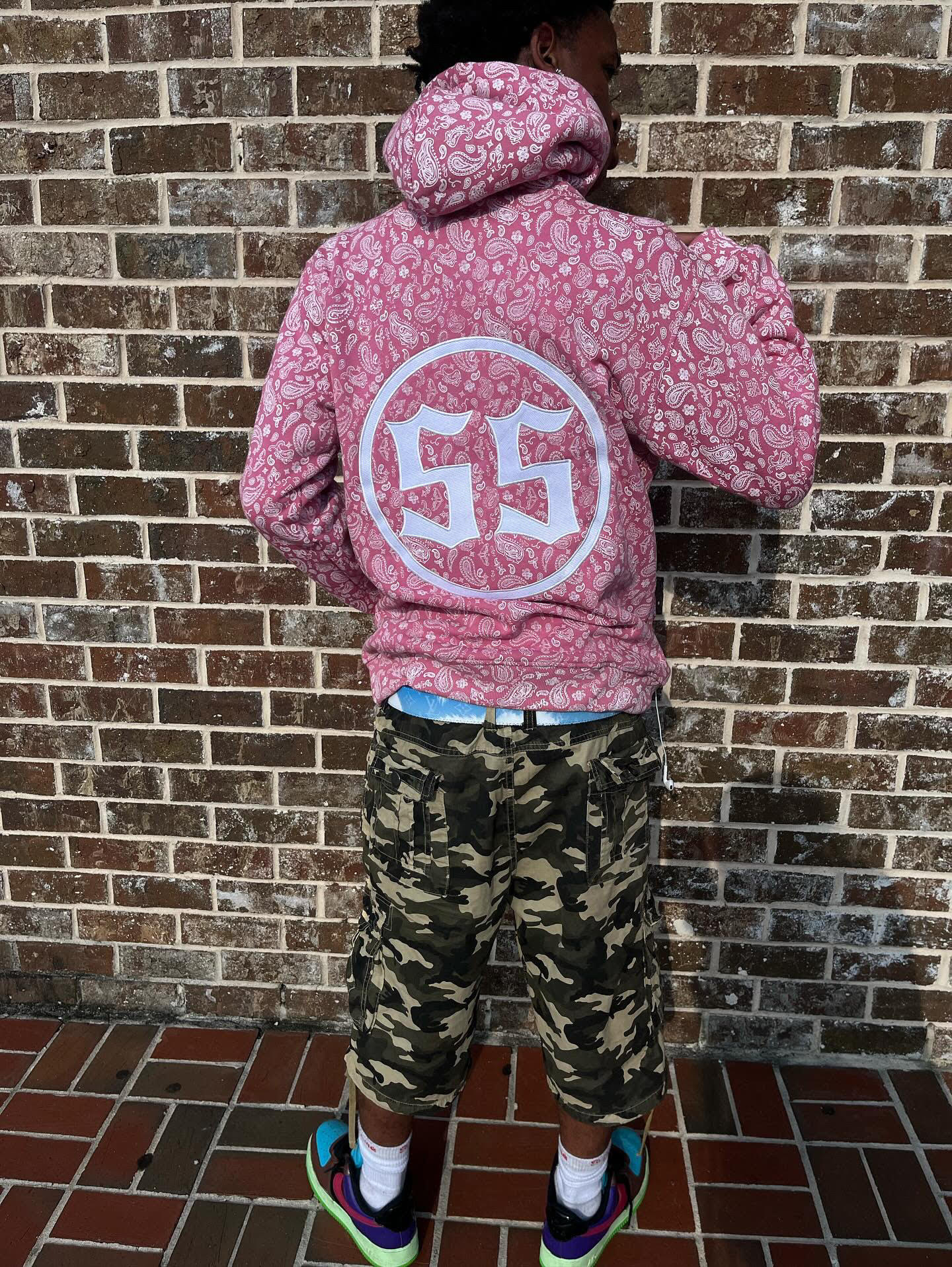 SS Bandana Hoodie - Pink