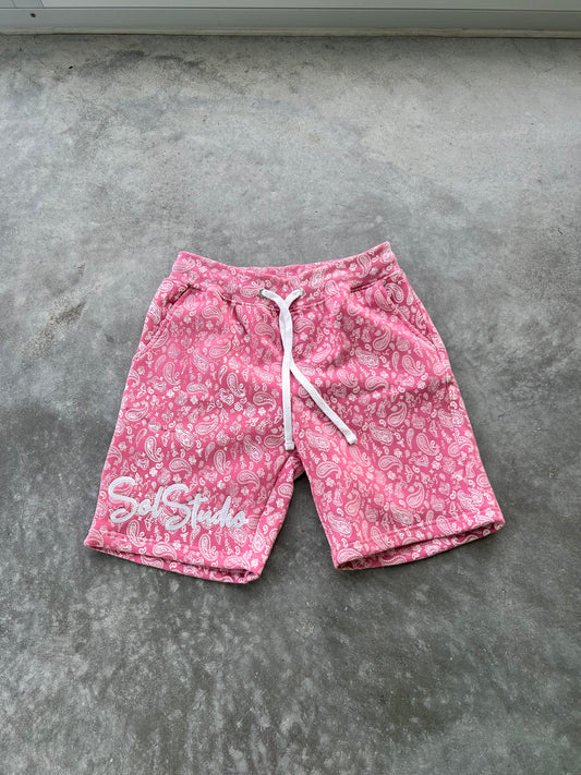 SS Bandana Shorts - Pink